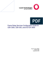 86020REV000 - V1 - Frame Relay Services Configuration Guide For CBX 3500 CBX 500 and B-STDX 9000