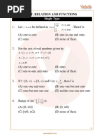 JEE Main Sets Relations and Functions Important Questions (2022)