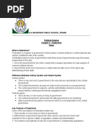 Federalism in India: Key Features and Practices