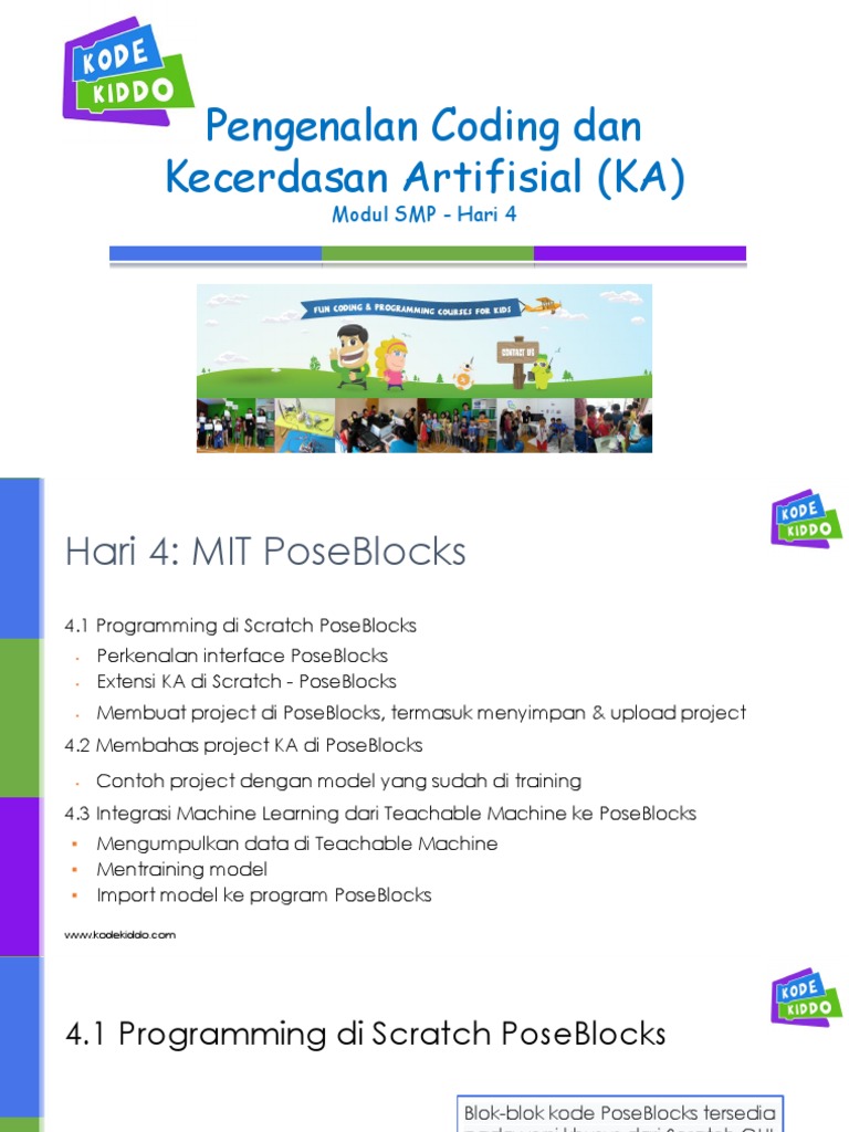 Ekstensi AI di Scratch PoseBlocks | PDF | Game & Aktivitas | Komputer