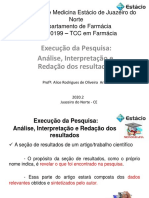 Aula 3 - Execução Da Pesquisa - Análise, Interpretação e Redação Dos Resultados