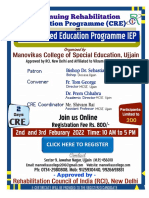 CRE Programme