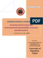 International Conference On Ecosystem Restoration and Environmental Sustainabilty Concerns