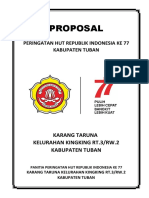 Contoh Proposal Iuran Dana Kegiatan 17 Agustusan