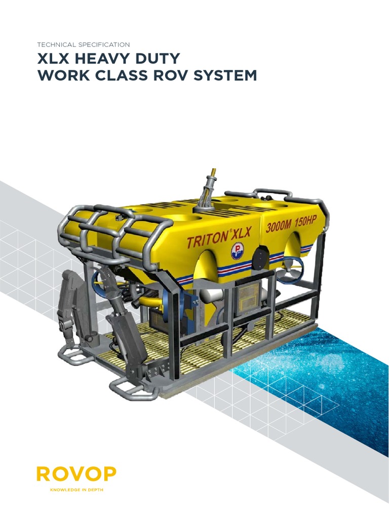 XLX Heavy Duty Work Class ROV Specs | PDF | Manufactured Goods | Equipment