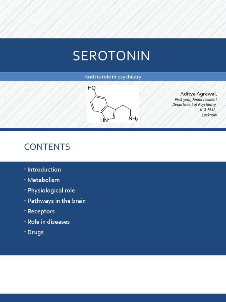 Serotonin's Role in Brain Modulation | PDF | Serotonin | Neuroscience