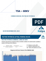 Correccion Factor Potencia Minera Kolpa - Ingrese S.E 60KV