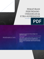 Pendahuluan Peraturan Perundang Undangan Dan Etika Kesehatan