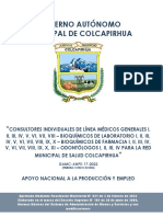 Comvocatoria Colcapirghua 2022