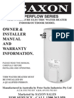 Download Saxon Copper Flow Electric-InstallerManual by Michael Forte SN58715552 doc pdf