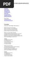 Download This Loud Morning - All Lyrics From Liner Notes Word version by Closeyoureyes SN58715670 doc pdf