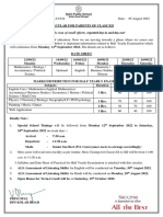 Class 12 half yearly exam details