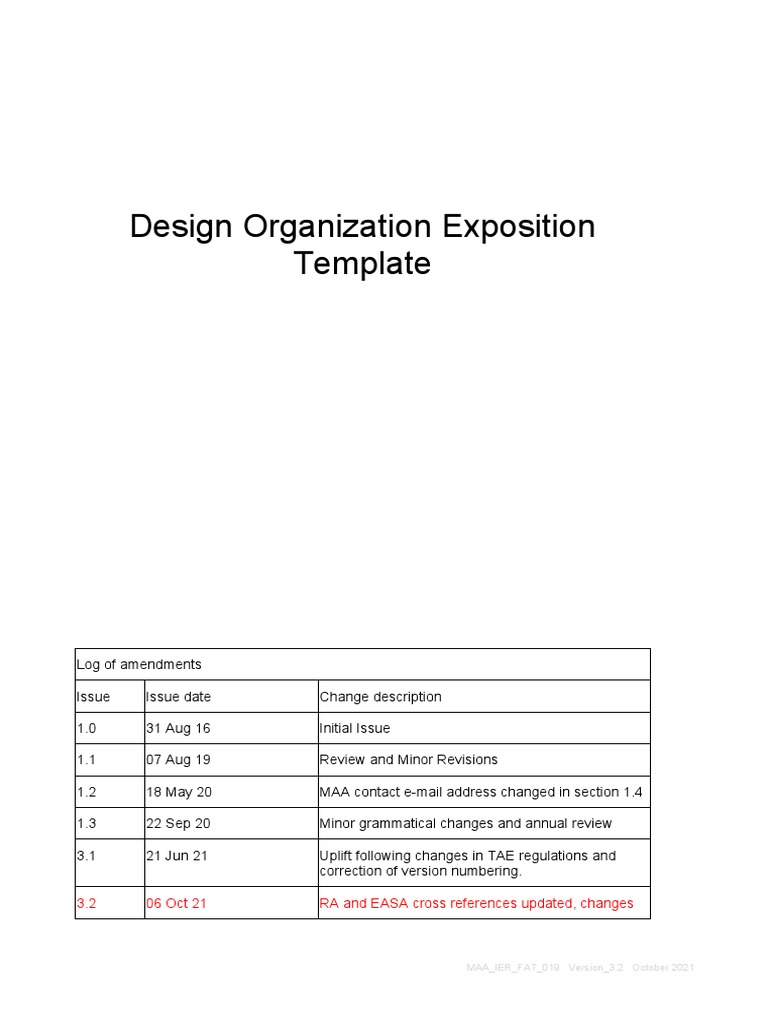 Design Exposition Template PDF Audit System