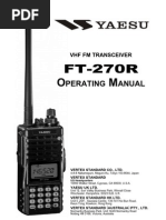 Download Yaesu FT-270 by Andr Gasparetto Martinovski SN58716098 doc pdf