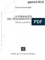 BOISVERT, JACQUES - La Formación Del Pensamiento Crítico (Teoría y Práctica) (OCR) (Por Ganz1912)