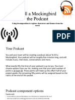 To Kill A Mockingbird - The Podcast: Using Decomposition To Explore Characters and Themes From The Novel