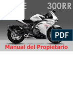 Manual de Propietario Voge 300RR Es