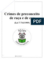 Crimes de Preconceito de Raça e de Cor