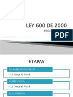 Ley 600 de 2000
