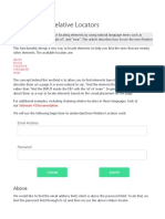 Selenium 4 - Relative Locators