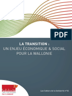 La Transition Un Enjeu Economique Et Social Pour La Wallonie