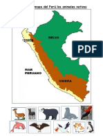 GRÁFICOUbica en El Mapa Del Perú Los Animales Nativos