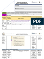 Planificación Microcurricular Proyecto Cientifico 5