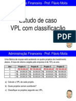 Estudo de caso VPL