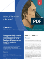 Salud, Educación y Sociedad: Revista Académica