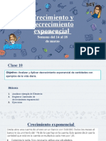 crecimiento y decrecimiento exponencial 