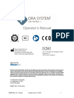 ORA System With VerifyEye Plus Operators Manual