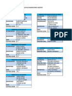 Asignaciones Agosto