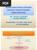 Download Komplikasi Pasca-operasi Definitif Pada Penyakit Hirschsprung by Rizka Oktavia SN58717934 doc pdf