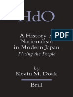 Doak - A History of Nationalism in Modern Japan - Placing The People (Handbook of Oriental Studies. Section 5 Japan) - BRILL (2007)