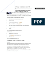 An Easy Way To Keep Business Records