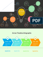 Mapa Mental Lluvia de Ideas Simple Rosa