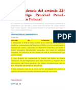 Jurisprudencia - Actuación Policial y Diligencias Preliminares