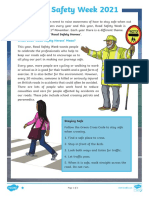Road Safety Week Differentiated Reading Comprehension