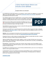 4 Consejos Cómo Puedo Ganar Dinero Con Artículos Como Afiliado