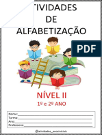 Atividades de Alfabetização 4