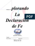 Explorando La Declaracion de Fe - Modulo de Disicipulado