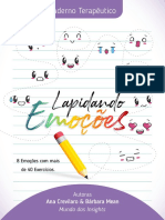 Caderno Terapêutico Lapidando Emoções