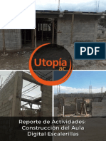 Reporte Construcción Del Aula Digital Escalerillas