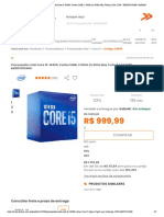 Processador Intel Core I5-10400, Cache 12MB, 2.9GHz (4.3GHz Max Turbo), LGA 1200 - BX8070110400 - KaBuM!