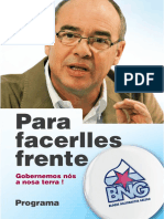 Programa Electoral BNG Elecciones Galicia 2012