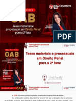 Teses Materiais e Processuais - Direito Penal GRAN OAB - Profa Carolina Carvalhal