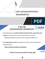 Comportamentos desafiadores ABA