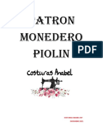 PATRON MONEDERO PIOLIN