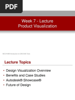 Week 7 - Lecture Product Visualization: ME 24-688 Introduction To CAD/CAE Tools