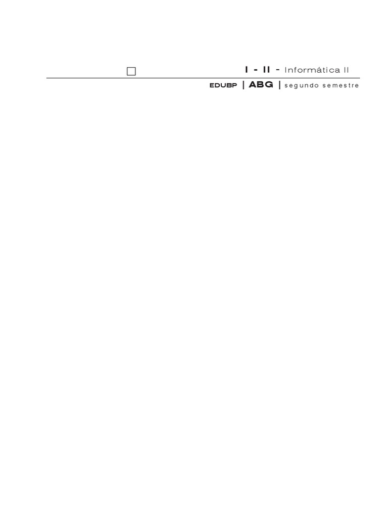 Informática II: Herramientas y Módulos | PDF | Archivo de computadora ...